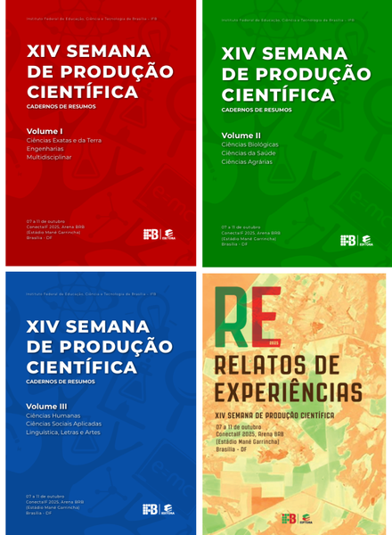 Cadernos de Resumos da XIV Semana de Produção Científica  - Volumes I